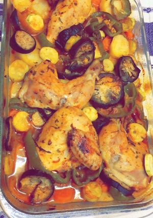 صورة لوصفة صينية الدجاج مع الخضار 😍