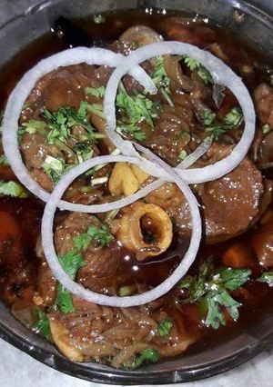A picture of Mutton khara masala.