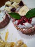 Muffins de plátano y nuez