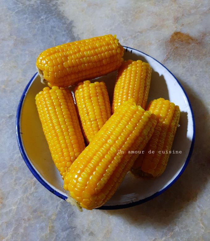 Une photo de Epis de Maïs cuits à l'Eau 🌽