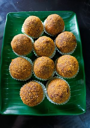 Foto resep 256.Bola"ubi ungu coklat lumer