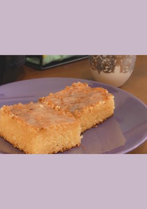 صورة لوصفة بسبوسة تذوب بالفم 🥧🤤