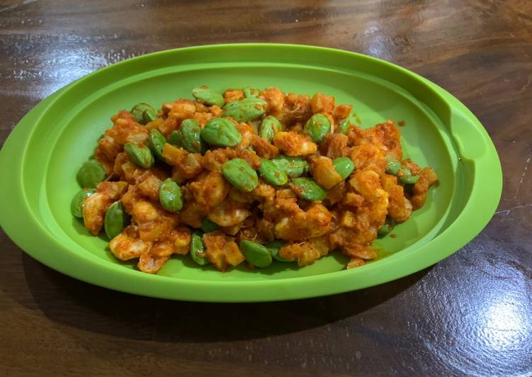Cara Gampang Menyiapkan ⭐️Udang Pete Balado⭐️ yang Lezat