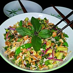 A picture of Mike's Spicy Thai Chilled Shrimp Salad.