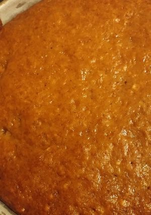 Una foto de Torta de banana húmeda (opcional. vegana)