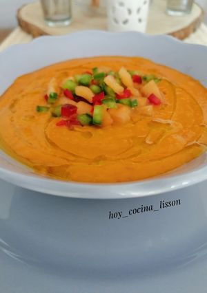 Una foto de Crema Fría de Nísperos