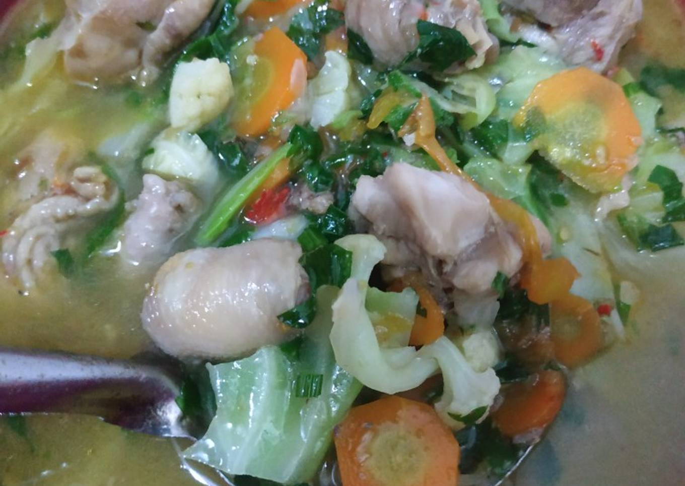 Sop ayam endes