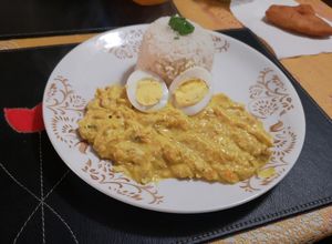 Una foto de Ají de gallina