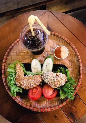Hình của món Cánh gà chiên xù.
