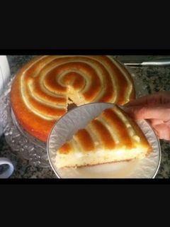 صورة لوصفة كيك حلزوني
