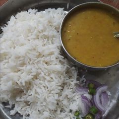 Arhar dal Chawal A picture of Arhar dal Chawal.