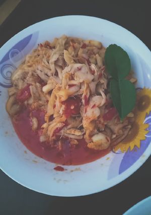 Foto resep Jamur tiram ayam suwir+udang