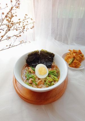 Foto resep Ramen Kuah Shoyu (Shoyu Ramen)