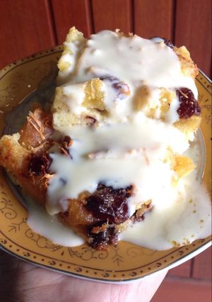 Foto resep Puding Roti Panggang / Bread Pudding