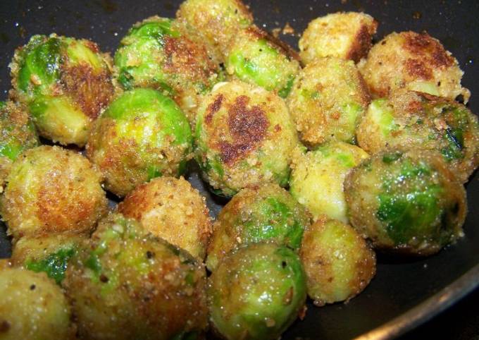 How to Make Favorite Cheesy Fried Brussels Sprouts