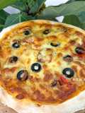 Neapolitan Pizza với Nấm và Ớt Chuông 🫑🍕🍄‍🟫