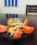 Escabeche con Cornalitos fritos y ají NANBAN Japonés NANBAN DUQUE🇺🇾🇯🇵小魚（藤五郎鰯）の南蛮漬け