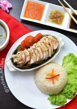 Foto resep Hainan Chicken Rice