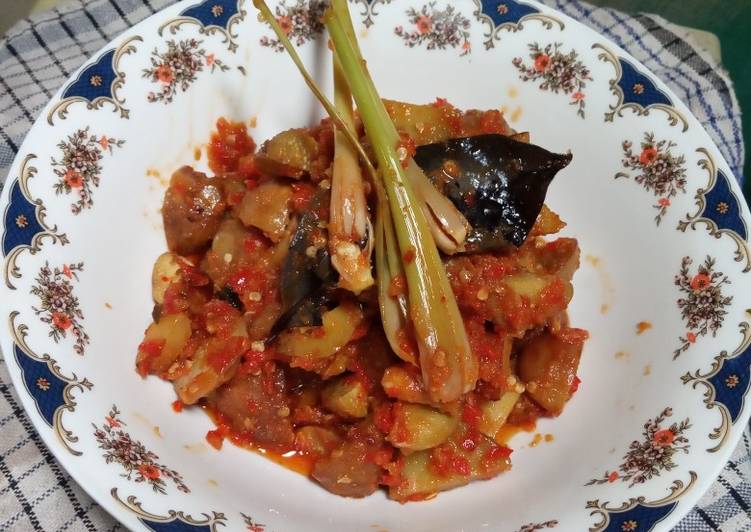 Jengkol balado pedas