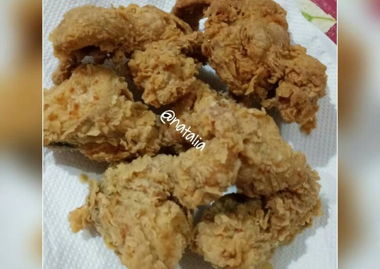 Cara Gampang Menyiapkan Ayam kentucky renyah Anti Gagal