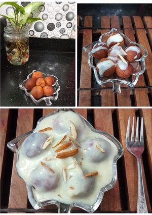 A picture of Delicious - Fried Carrot ball kheer.