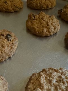 Una foto de Galletas de avena y pasas