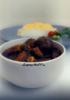 عکسی از دستور خورشت تره کردی