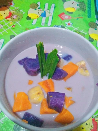 Langkah Gampang Menyiapkan Resep  Kolak Pelangi FiberCreme yang Bisa Manjain Lidah, Enak Banget