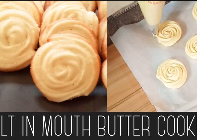 Steps to Prepare Perfect Butter cookies