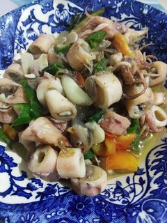 Foto resep Tumis cumi asin
