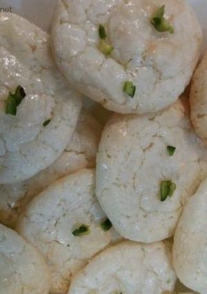عکسی از دستور شیرینی نارگیلی بازاری خوشمزه بدون فر