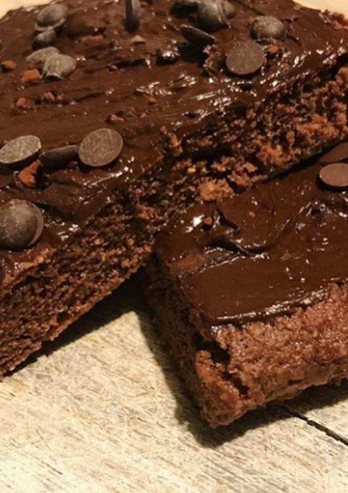 Una foto de Protein chocolate cake