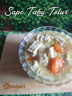 Foto resep MPASI 1y+, Sapo Tahu Telur