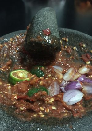 Foto resep Sambel terasi tomat mentah