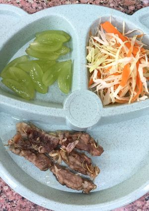 รูปของ หมูไมโครเวฟ 🔥 (อาหารเด็ก)