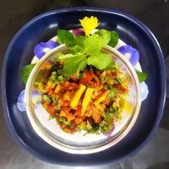 A picture of Baby corn Paneer chilli.
