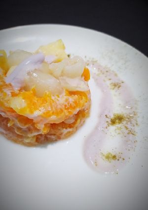 Foto resep Simple Fruits Salad 🍊🍎🍨