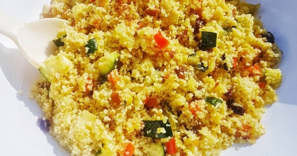 Cous cous de vegetales y frutos secos ?? Receta de Sandra_M- Cookpad