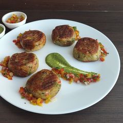 A picture of Healthy Weight Loss Paneer Isabgol (Psyllium Husk) Cutlet.
