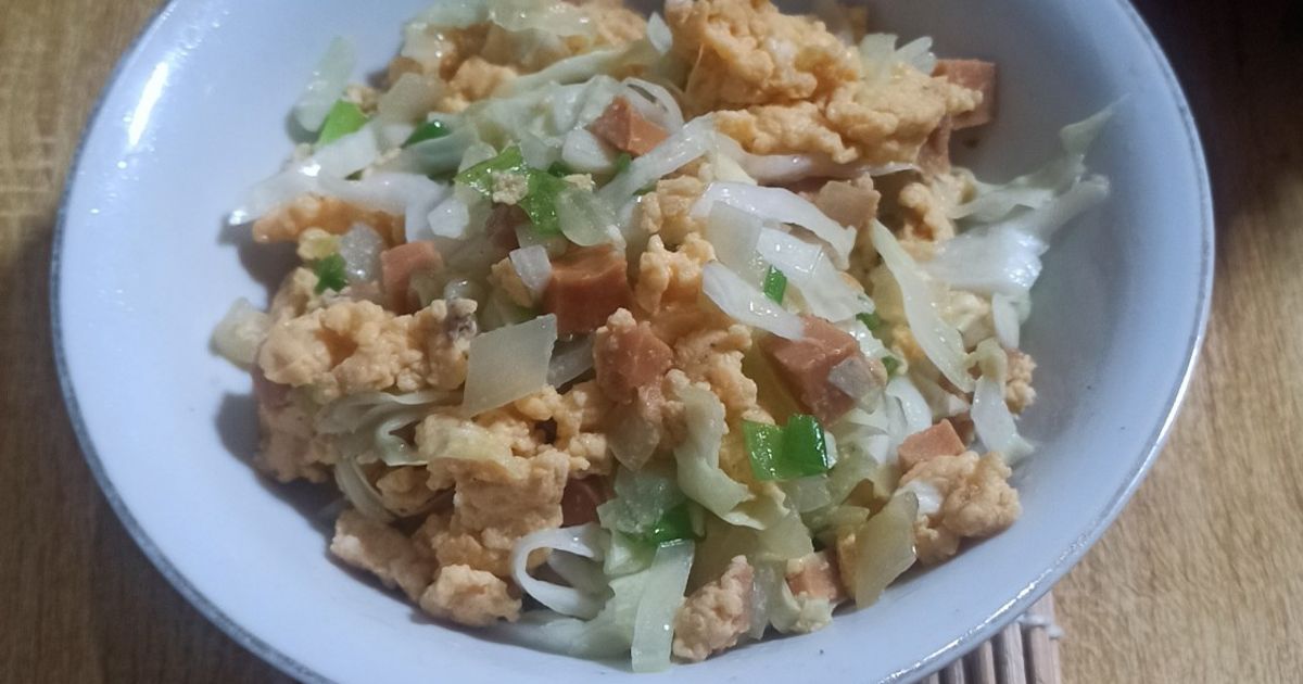 Orak Arik Kol Sosis Telur ala Eunike