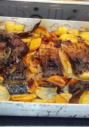 Una foto de Carpa Royal de 5 kilos al horno