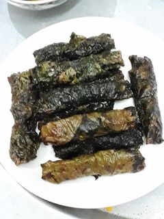 Hình của món Chả cuốn lá lốt.