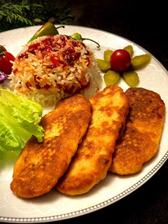 عکسی از دستور کتلت مرغ