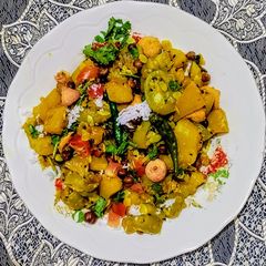 A picture of Turai(Ridge gourd) Dry Curry.