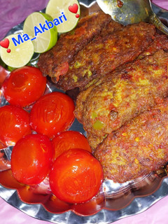 عکسی از دستور شامی کباب