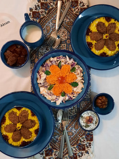 عکسی از دستور کباب تابه ای