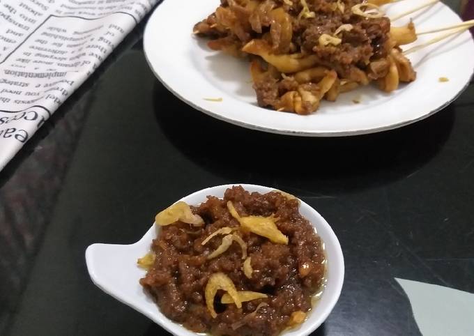 Cara Memasak Bumbu Kacang untuk Sate Yang Sederhana