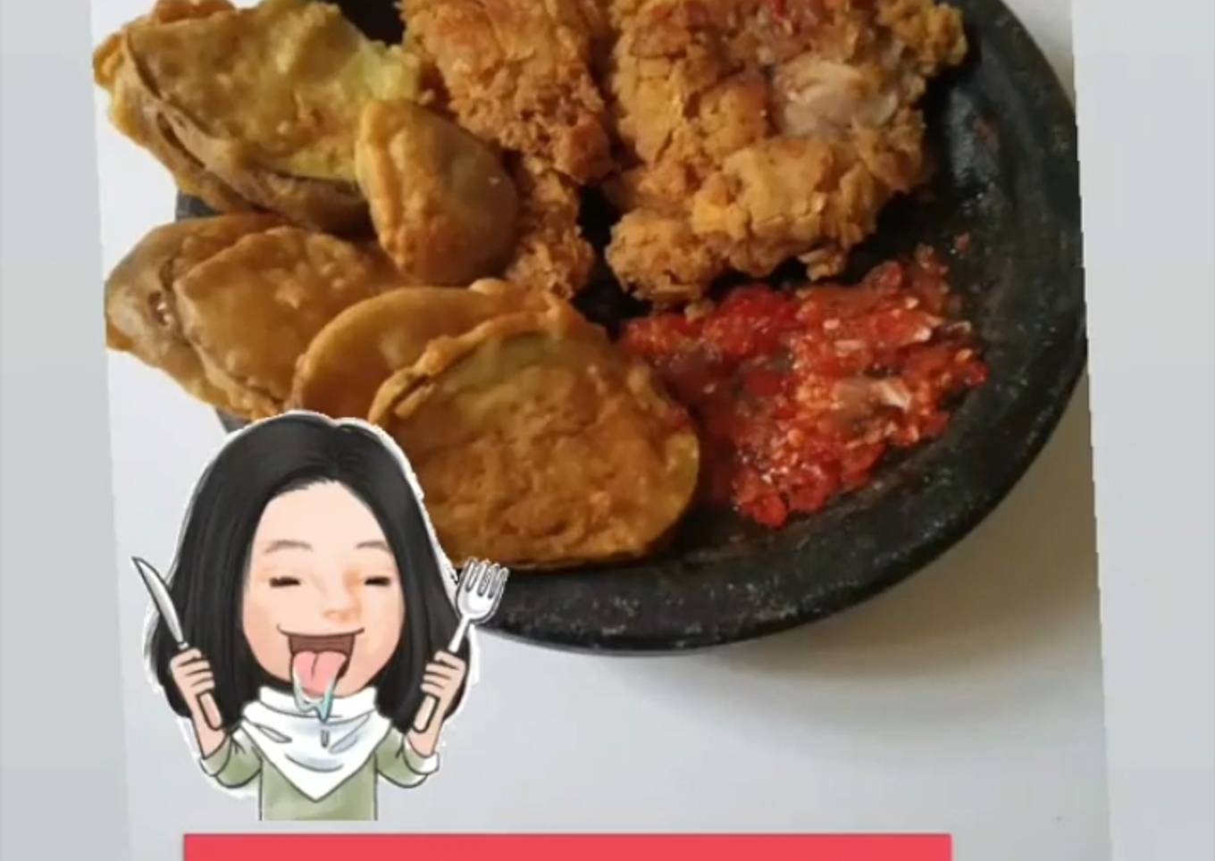 Ayam geprek simple
