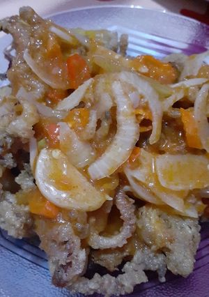 Foto resep Cumi tepung asam manis