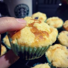 Blueberry cheese muffins A picture of Blueberry cheese muffins.